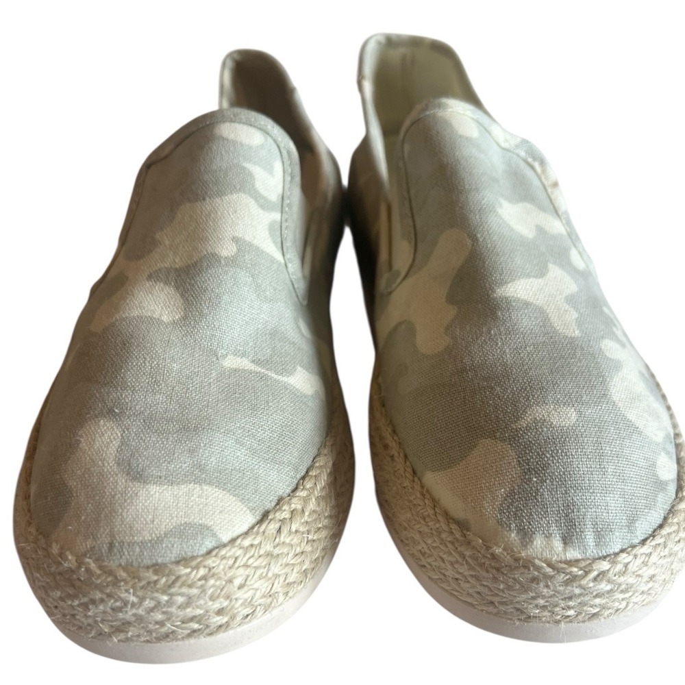 Women's ESPRIT Camouflage Green Casual Slip Ons Shoes Sneakers Memory Foam Boho